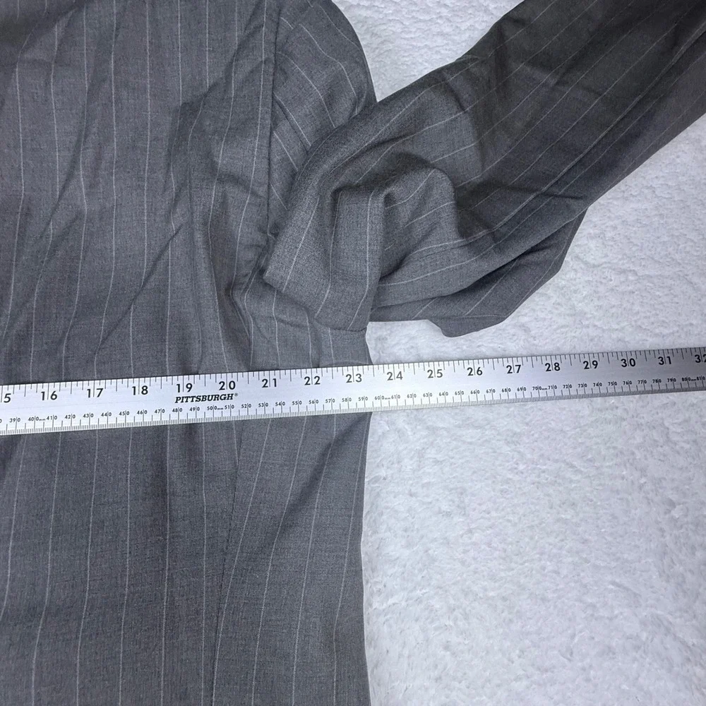 Ermenegildo Zegna Pinstripe Wool Blazer Sport Coat Made in Italy 58L/48L‎ US